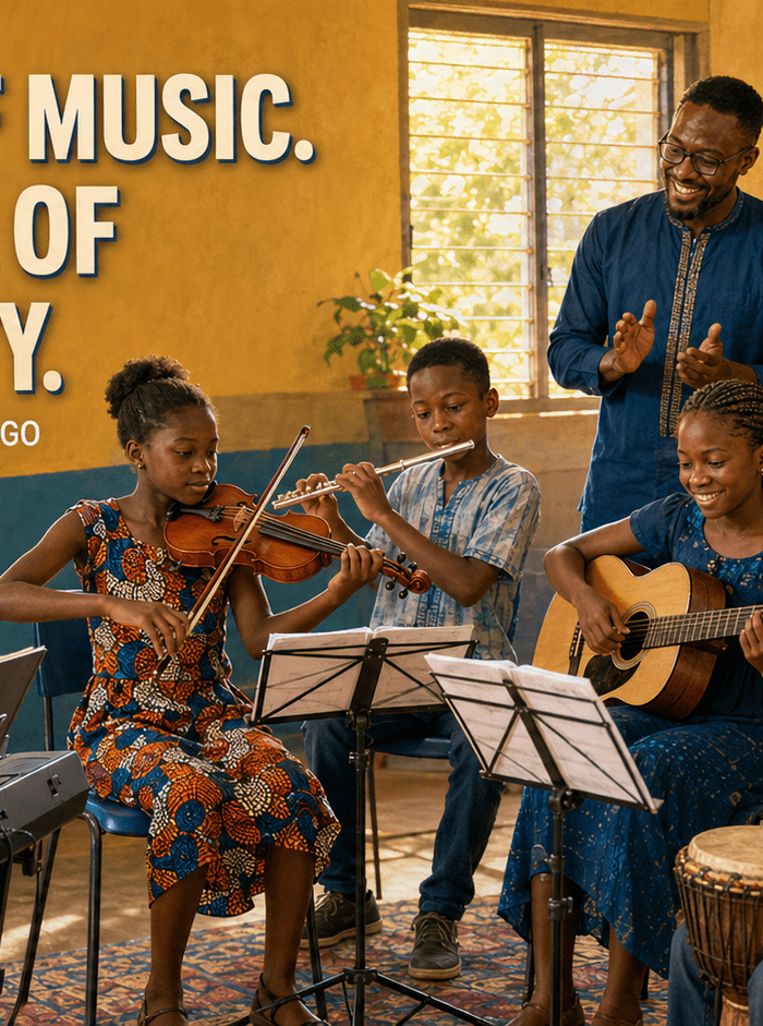 Children gaining confidence through Keys of Hope music lessons at Maison Béthanie NGO